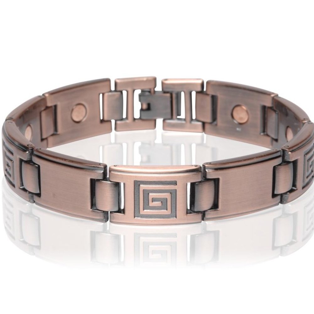 Antique Copper Magnetic Link Bracelet - Arthritis Pain Relieve Bracelet Trendy